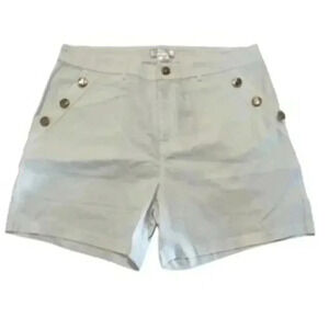 NEW Stella Parker White Sailor Shorts Women’s Size‎ 12 NWT